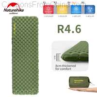 Naturehike R4.6 Inflatable Mattress Outdoor Camping Hiking Ultralight Sleeping Pad Single Folding TPU Nylon Moisture-proof Mat