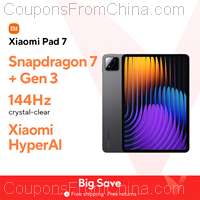 Xiaomi Pad 7 8/256GB Snapdragon 7+ Gen 3 8850mAh 144Hz 11.2inch Tablet [EU]