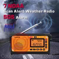 XHDATA D-608WB Emergency Crank Radio
