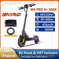 iENYRID M4 PRO S+ MAX Electric Scooter 800W 45km/h 48V 20Ah [EU]