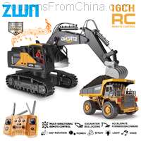 ZWN 1/16 1/20 Remote Control Excavator Dump Truck RC Model