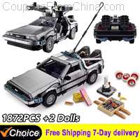 Back to the Future Car 10300 Building Blocks 1872pcs