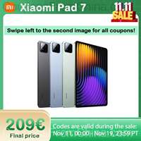 Xiaomi Pad 7 8/256GB Snapdragon 7+ Gen 3 8850mAh 144Hz 11.2inch Tablet [EU]