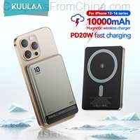 KUULAA Magnetic Power Bank 10000Ah Wireless