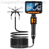 360deg 4.3 inch Two-Way Rotary Articulating Endoscope Camera HD 1080P 3.9mm 1m