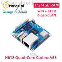Orange Pi Zero 3 1GB RAM H618 WiFi Bluetooth