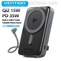Vention 35W Qi2 Magnetic Power Bank 10000mAh 15W