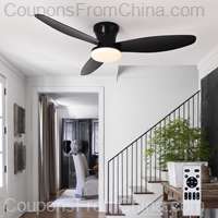 Ceiling Fan with Light 3 Colors 6 Speeds
