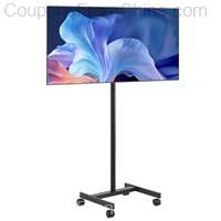 SucceBuy Rolling TV Stand Double Bracket 32-65inch [EU]