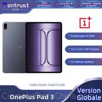 OnePlus Pad 3 Tablet 12/256GB Snapdragon 8 Elite 13.2inch 144Hz 3.4K Wi-Fi 7 Android 15 [EU]