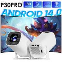 P30 PRO Smart Mini Projector Android 14 WiFi6 BT 5.0 1280x720P