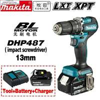 Original Makita DHP487 Impact Screwdriver with Batt and Charger