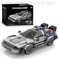 1:24 Back to the Future Movie Car Building Blocks