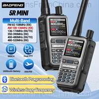 2Pcs BAOFENG UV-5R Mini 5W Walkie Talkie