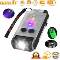 BORUiT V30 EDC LED UV Flashlight