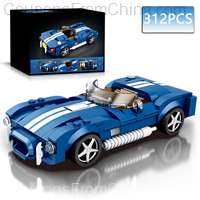 312Pcs Shelby Cobra Car Building Blocks