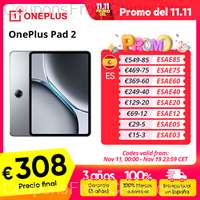 OnePlus Pad 2 12/256GB Snapdragon 8 Gen 3 3K 12.1 Inch 9510mAh 67W Tablet [EU]