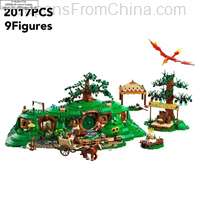 2017pcs Moc 10354 The Rings: The Shire Modular Castle Model Building Blocks