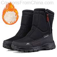 Men Winter Waterproof Insulated Shell Warm Inner Snow Boots