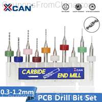 XCAN 10pcs/Set 0.3mm to 1.2mm PCB Mini Drill Bit