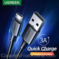 Ugreen Aluminium Micro USB Cable 1m 3A