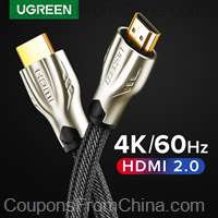 Ugreen HDMI Cable 4K/60Hz 1m Classic Model-Yellow