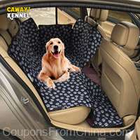 CAWAYI KENNEL Dog Carriers Waterproof Rear Seat Cover