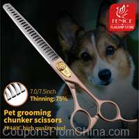 Fenice JP440c 7.0 inch 7.5 inch Pet Dog Grooming Scissors