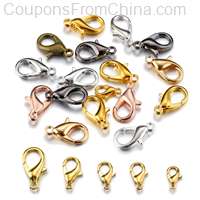 100pcs Lobster Clasps for Bracelets Necklaces