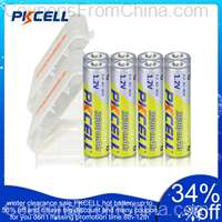 8 pcs. PKCELL Battery NIMH AA 2600mAh 1.2V 2A