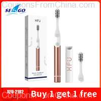 SEAGO Electric Toothbrush + 2x heads
