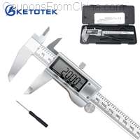 Digital Vernier Caliper 6 Inch 150mm Stainless Steel