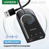 Ugreen Multifunction USB Sound Card 0.15m