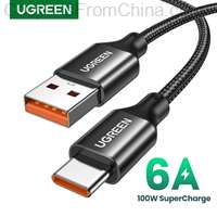 Ugreen 5A 100W USB Nylon Type-C Cable 1m