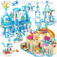HUIQIBAO Friends Ice Castle Building Blocks NO.80