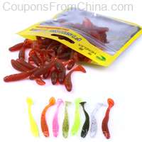 HENGJIA 10pcs/Pack Soft T Tail Fishing Lure Set