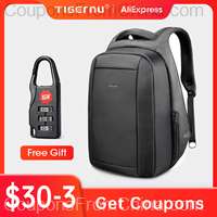 Tigernu Anti theft Zipper 15.6 inch School Laptop Backpack