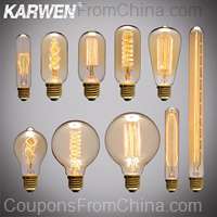 Edison Bulb E27 Incandescent Retro Lamp 40W 220V