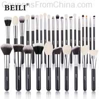 BEILI Black Makeup Brushes Set 30 pcs.