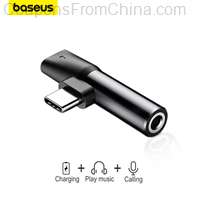Baseus 2 in 1 USB Type-C Converter to 3.5mm Aux