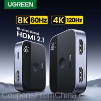 Ugreen HDMI 2.1 Splitter 8K 60Hz 4K 120Hz