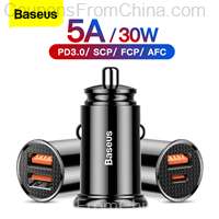 Baseus 30W Dual USB Car Charger