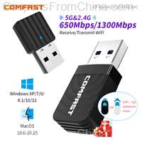 CF-811AC 650Mbps USB 2.4G&5G Wifi Adapter