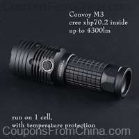 Convoy M3 XHP70.2 Flashlight