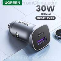 Ugreen 18W QC3.0 20W PD Car Charger