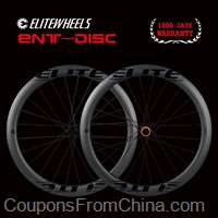 ELITEWHEELS Road Bike Carbon Wheels 700C 50mm SET