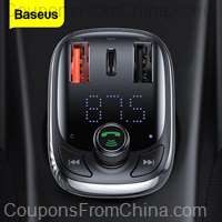 Baseus QC4.0 FM Transmitter Car Charger