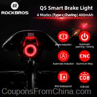ROCKBROS Bicycle Smart Auto Brake Light TL907Q52