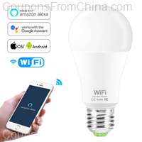 Dimmable 15W E27 WiFi Smart Light Bulb