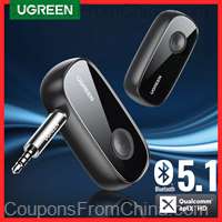 Ugreen Bluetooth Receiver 5.0 aptX LL 3.5mm